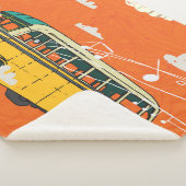 Bus: Wolken Textuur Achtergrond Sherpa Deken (3/4)