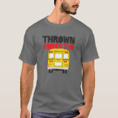 Bus Yellow School Bus Design T-shirt (Voorkant)