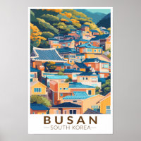 Busan Gamcheon Cultuurdorp Reis Kunst Vintage