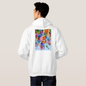 Busan South Korea City Map Hoodie (Achterkant volledig)