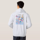 Busan South Korea City Map Hoodie (Achterkant volledig)