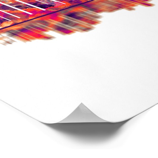 Busan South Korea Skyline Poster (Hoek)