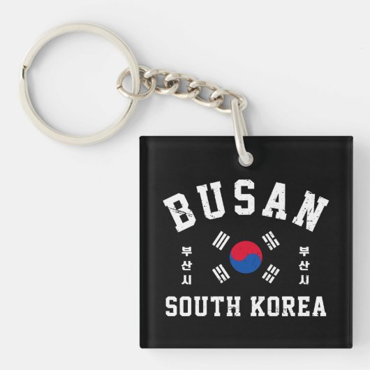 Busan South Korea Sleutelhanger (Voorkant)