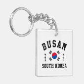 Busan South Korea Sleutelhanger (Voorkant Links)