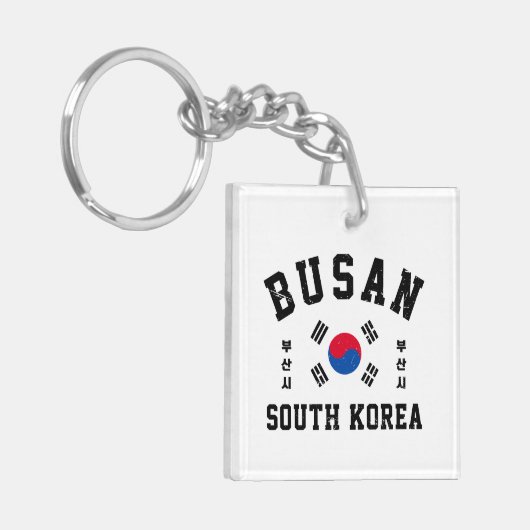 Busan South Korea  Sleutelhanger (Voorkant Links)