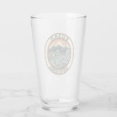 Busan Zuid-Korea Bridge Travel Art Badge Glas (Achterkant)