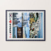 Busan - Zuid-Korea - I Love - Legpuzzel (Horizontaal)