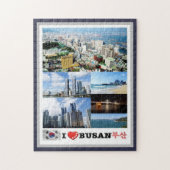 Busan - Zuid-Korea - I Love - Legpuzzel (Verticaal)