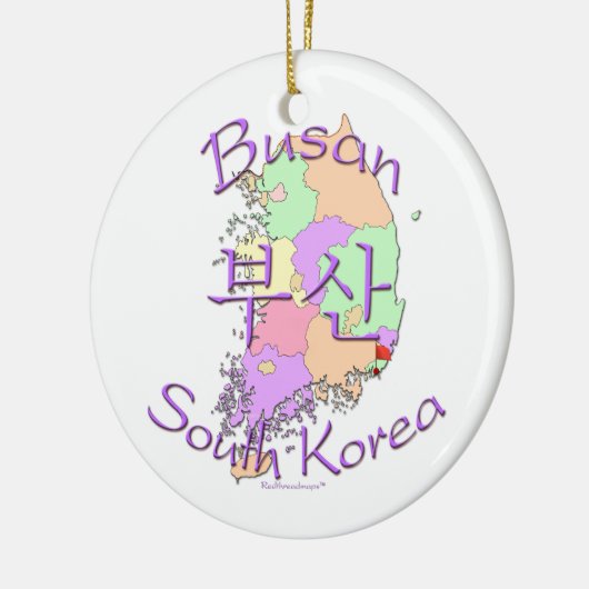 Busan Zuid-Korea Keramisch Ornament (Links)