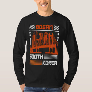 Busan Zuid-Korea Koreaanse Stad K Pop Fans K Drama T-shirt