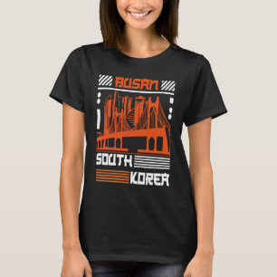 Busan Zuid-Korea Koreaanse Stad K Pop Fans K Drama T-shirt
