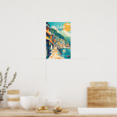 Busan Zuid-Korea Reizen Kunst Vintage Poster (Keuken)