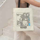 Busan, Zuid-Korea Stadsplatstas Tote Bag