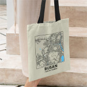 Busan, Zuid-Korea Stadsplatstas Tote Bag