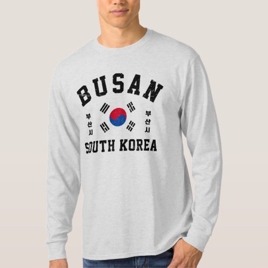 Busan Zuid-Korea T-shirt (Voorkant)