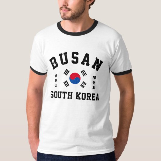 Busan Zuid-Korea T-shirt (Voorkant)