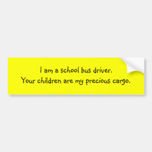busbestuurder edele lading bumpersticker