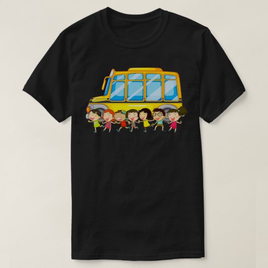 Busbestuurder hallo 2 t-shirt (Design voorkant)