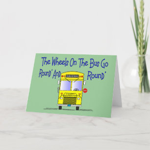 Busbestuurder "The Wheels on the Bus" Kaart