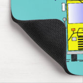 Busbestuurder "The Wheels on the Bus" Muismat (Hoek)