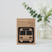 Busbord - Cardboard Visitekaartje (Staand voorkant)