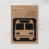 Busbord - Cardboard Visitekaartje (Achterkant)