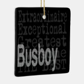 Busboy Extraordinaire Keramisch Ornament (Rechts)