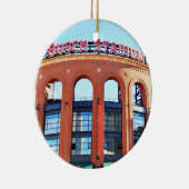 Busch Stadium, St. Louis, kerstversiering, Keramisch Ornament (Rechts)