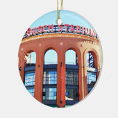 Busch Stadium, St. Louis, kerstversiering, Keramisch Ornament (Links)