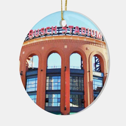 Busch Stadium, St. Louis, kerstversiering, Keramisch Ornament (Links)