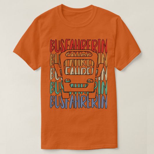buschauffeur 17 t-shirt (Design voorkant)