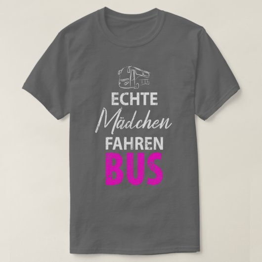 buschauffeur 2 t-shirt (Design voorkant)