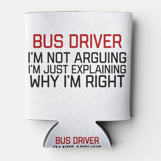 buschauffeur blikjeskoeler (Voorkant)