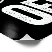 Buschauffeur buiten dienst perfect poster (Hoek)
