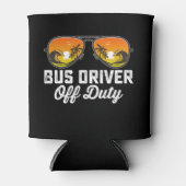 Buschauffeur buiten dienst Zonnebril vorige dag op Blikjeskoeler (Voorkant)