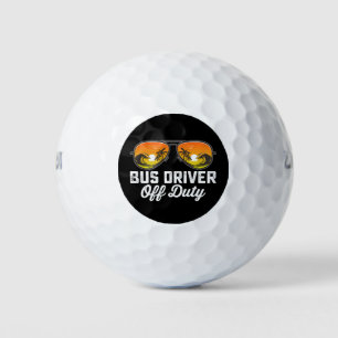 Buschauffeur buiten dienst Zonnebril vorige dag op Golfballen