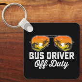 Buschauffeur buiten dienst Zonnebril vorige dag op Sleutelhanger (Voorkant)