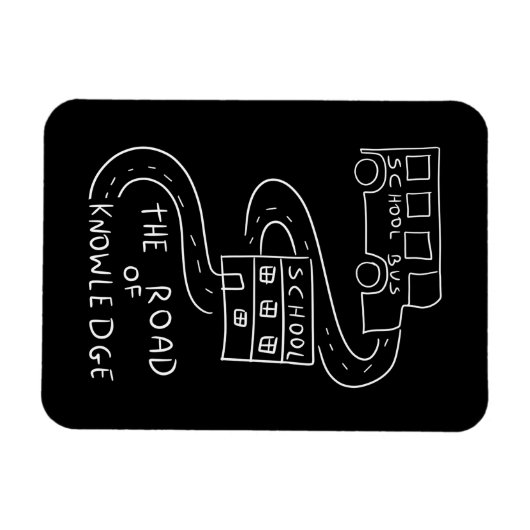 Buschauffeur De weg naar kennis Magneet (Horizontaal)