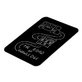 Buschauffeur De weg naar kennis Magneet (Linkerzijde)