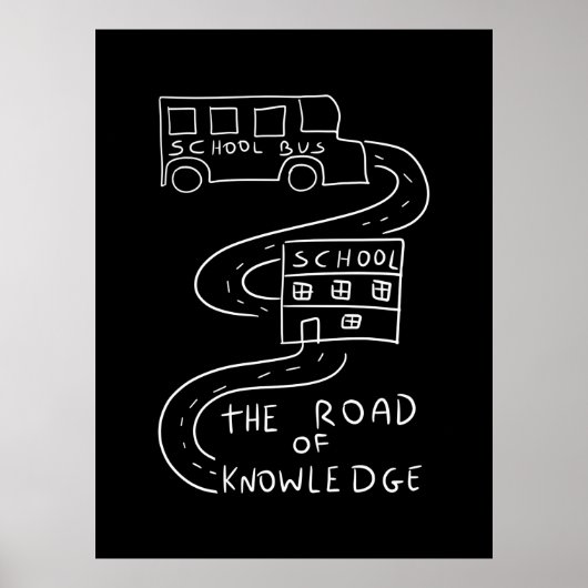 Buschauffeur De weg naar kennis Poster (Voorkant)