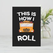 Buschauffeur Dit Is Hoe Ik Rijd Kaart (Staand voorkant)