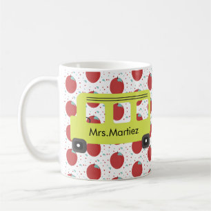 Buschauffeur Gele Appelpatroon Koffiemok