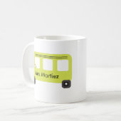 Buschauffeur Gele Bus Leraar Koffiemok (Voorkant links)
