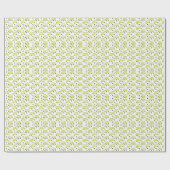Buschauffeur Gele Confetti Leraar   Cadeaupapier (Vlak)