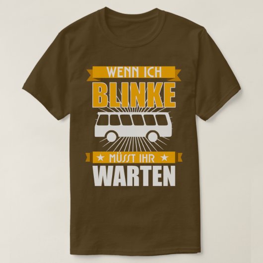buschauffeur gezegde vaders dag t-shirt (Design voorkant)