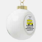 Buschauffeur Gift, Sneeuwvlok Ornament (Links)