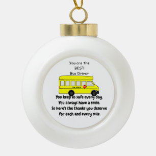 Buschauffeur Gift, Sneeuwvlok Ornament