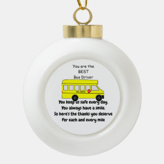 Buschauffeur Gift, Sneeuwvlok Ornament