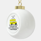 Buschauffeur Gift, Sneeuwvlok Ornament (Rechts)