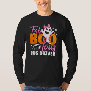 Buschauffeur Halloween Dames Fab Boo Lous T-shirt
